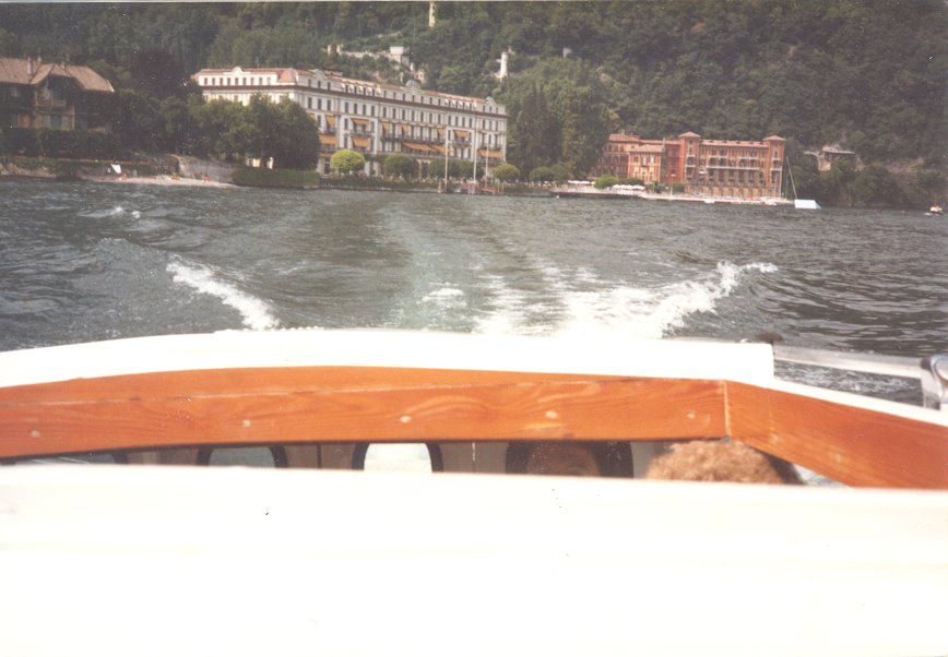 boat ride in Lugano-lake Como