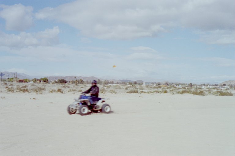 Riding in Desert