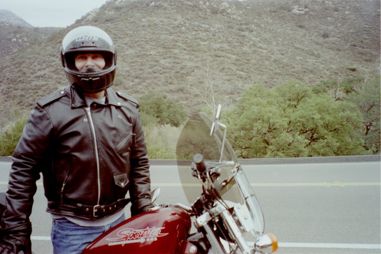 Ray on Motorcycle in Mexico
