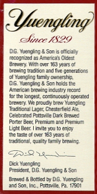 picture of and link to Dick Yuengling's promise